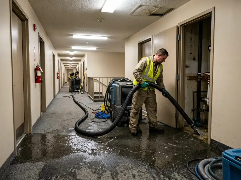 multi-unit-apartment-hallway-f-005 — frequently asked questions, Emergency Burst Pipe Water Extraction & Removal in Halstead…